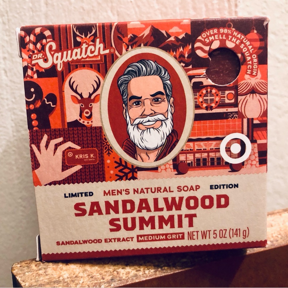 Dr. Squatch Sandalwood Summit Men's Natural Soap Bar Limited Edition